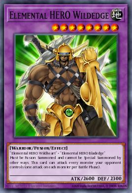 Elemental HERO Wildedge - Art 1