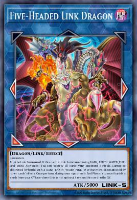 Five-Headed Link Dragon - Art 1