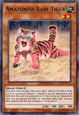 Amazoness Baby Tiger - Art 1