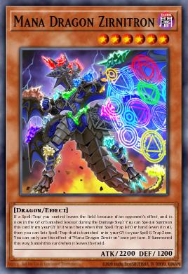 Mana Dragon Zirnitron - Art 1