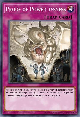 Proof of Powerlessness - Art 1