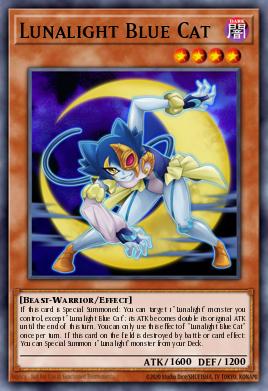 Lunalight Blue Cat - Art 1