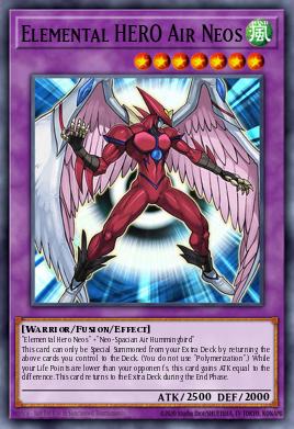 Elemental HERO Air Neos - Art 1