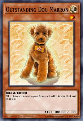 Outstanding Dog Marron - Art 1