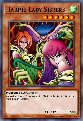 Harpie Lady Sisters - Art 1