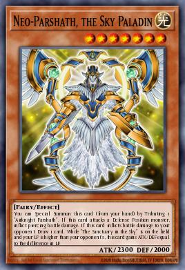 Neo-Parshath, the Sky Paladin - Art 1