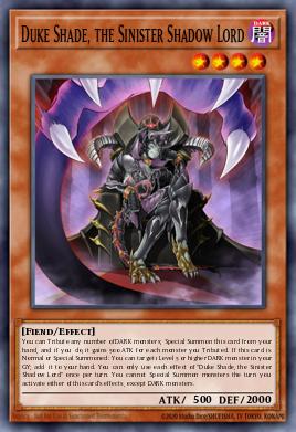 Duke Shade, the Sinister Shadow Lord - Art 1