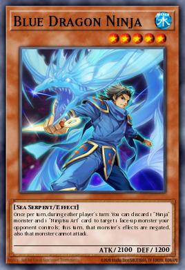 Blue Dragon Ninja - Art 1