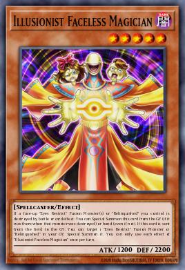 Illusionist Faceless Magician - Art 1