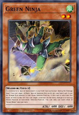 Green Ninja - Art 1