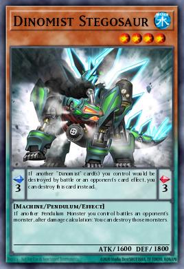 Dinomist Stegosaur - Art 1