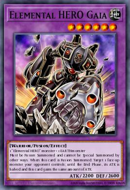 Elemental HERO Gaia - Art 1
