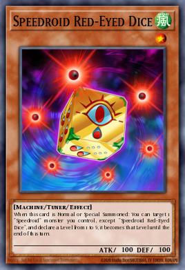 Speedroid Red-Eyed Dice - Art 1