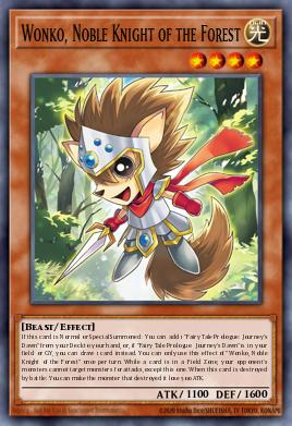 Wonko, Noble Knight of the Forest - Art 1