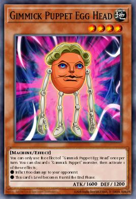 Gimmick Puppet Egg Head - Art 1