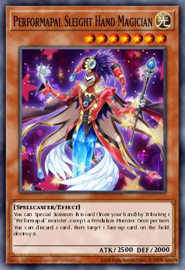Performapal Sleight Hand Magician - Art 1