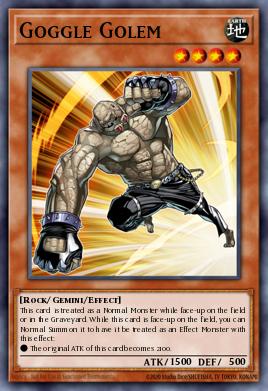 Goggle Golem - Art 1