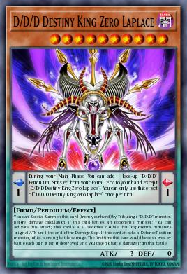 D/D/D Destiny King Zero Laplace - Art 1