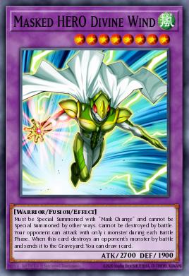Masked HERO Divine Wind - Art 1