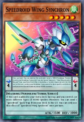 Speedroid Wing Synchron - Art 1