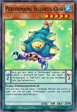 Performapal Sellshell Crab - Art 1