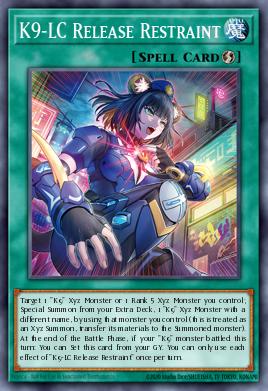 K9-LC Release Restraint - Art 1