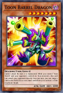 Toon Barrel Dragon - Art 1