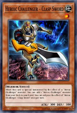 Heroic Challenger - Clasp Sword - Art 1
