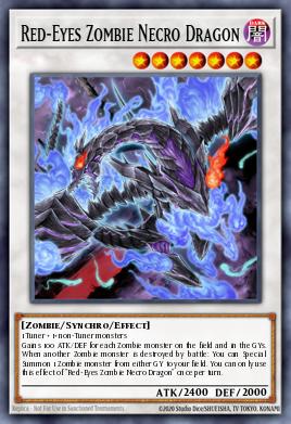 Red-Eyes Zombie Necro Dragon - Art 1