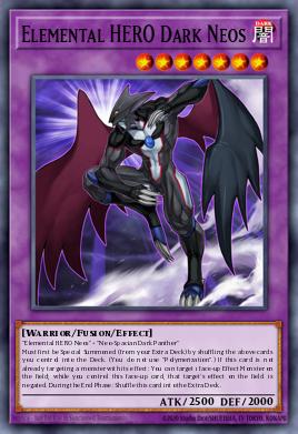 Elemental HERO Dark Neos - Art 1