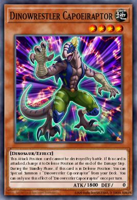 Dinowrestler Capoeiraptor - Art 1