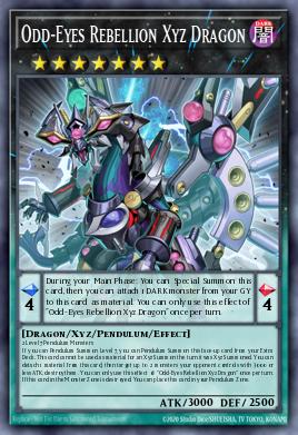 Odd-Eyes Rebellion Xyz Dragon - Art 1