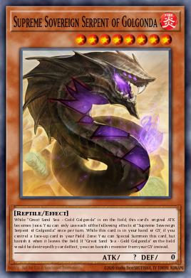 Supreme Sovereign Serpent of Golgonda - Art 1