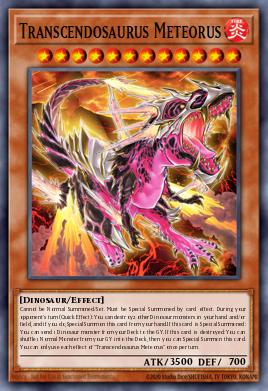Transcendosaurus Meteorus - Art 1