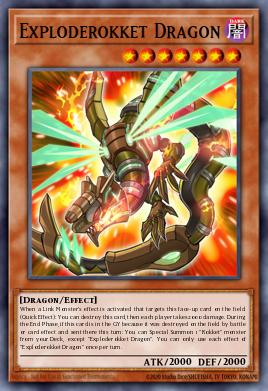 Exploderokket Dragon - Art 1
