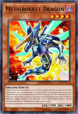 Metalrokket Dragon - Art 1