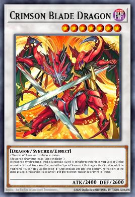 Crimson Blade Dragon - Art 1