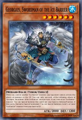 Georgius, Swordman of the Ice Barrier - Art 1