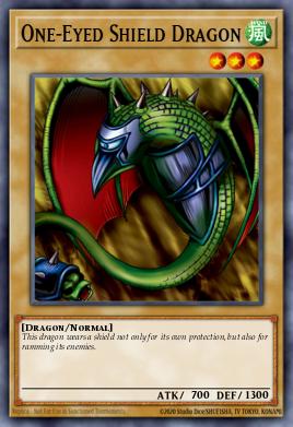 One-Eyed Shield Dragon - Art 1