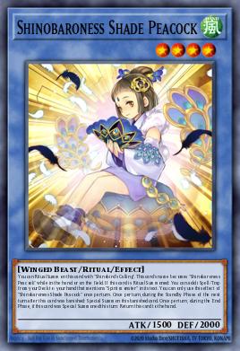 Shinobaroness Shade Peacock - Art 1