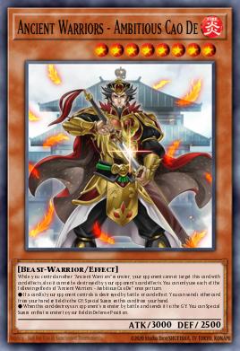 Ancient Warriors - Ambitious Cao De - Art 1