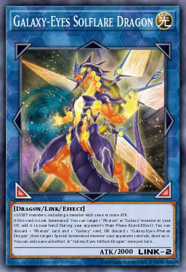 Galaxy-Eyes Solflare Dragon - Art 1