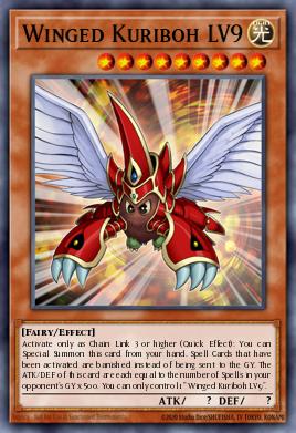 Winged Kuriboh LV9 - Art 1