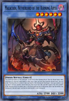 Malacoda, Netherlord of the Burning Abyss - Art 1