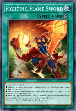 Fighting Flame Sword - Art 1