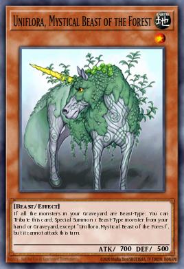 Uniflora, Mystical Beast of the Forest - Art 1