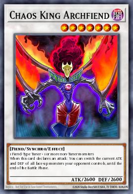 Chaos King Archfiend - Art 1