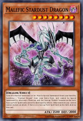 Malefic Stardust Dragon - Art 1