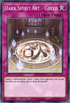 Dark Spirit Art - Greed - Art 1