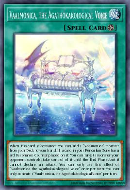 Vaalmonica, the Agathokakological Voice - Art 1